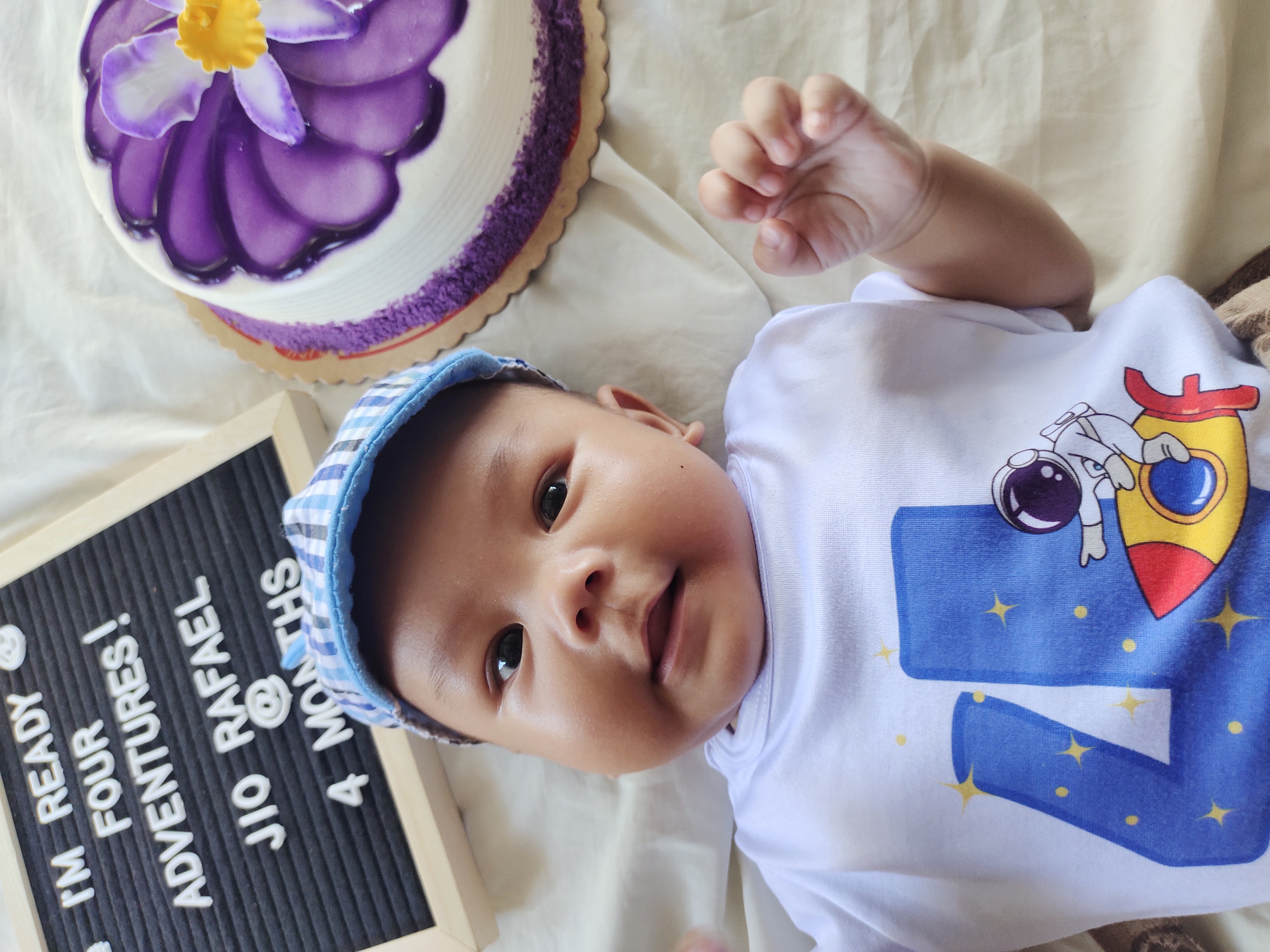 Jio at 4 months old
