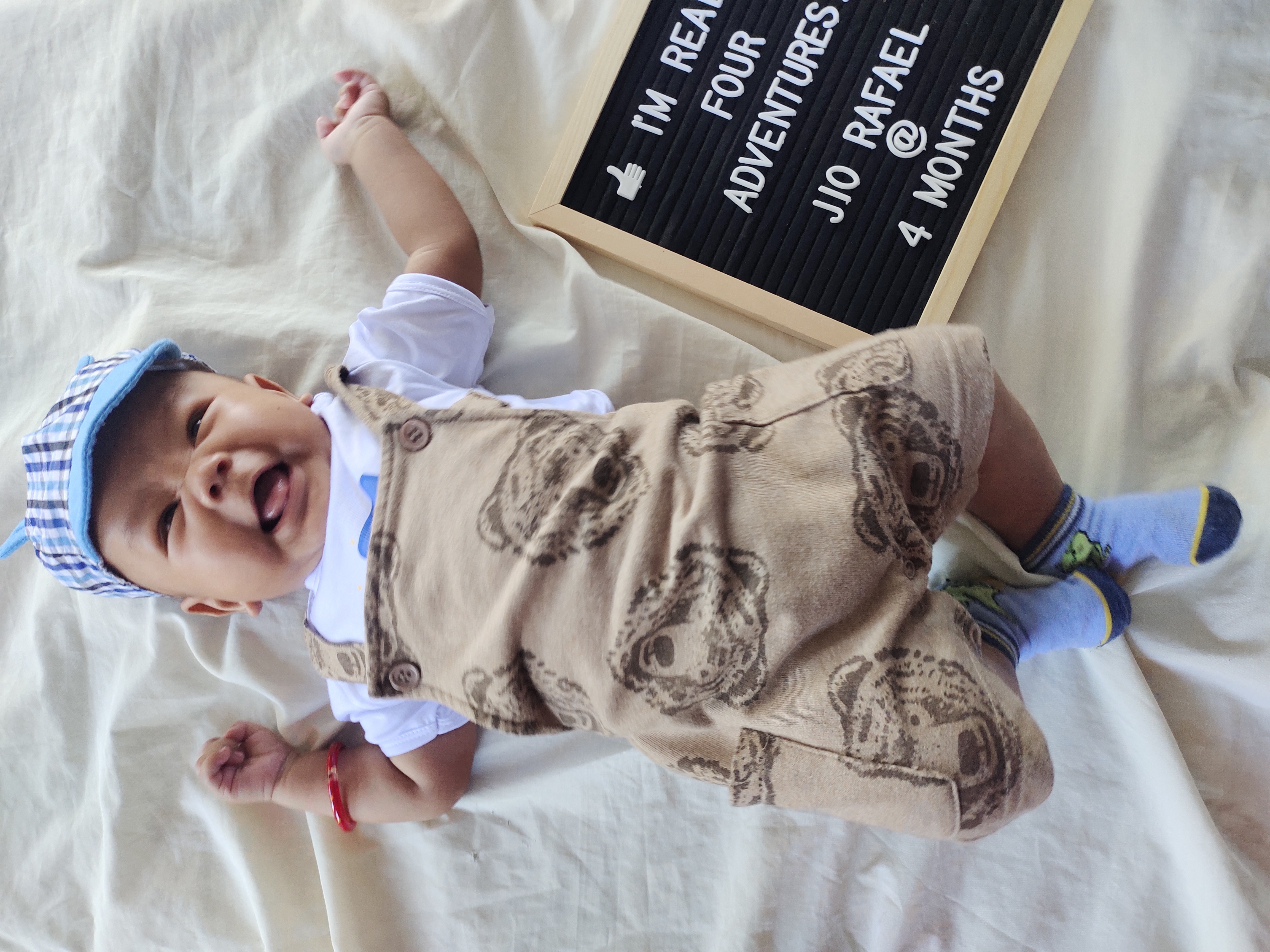 Jio at 4 months old