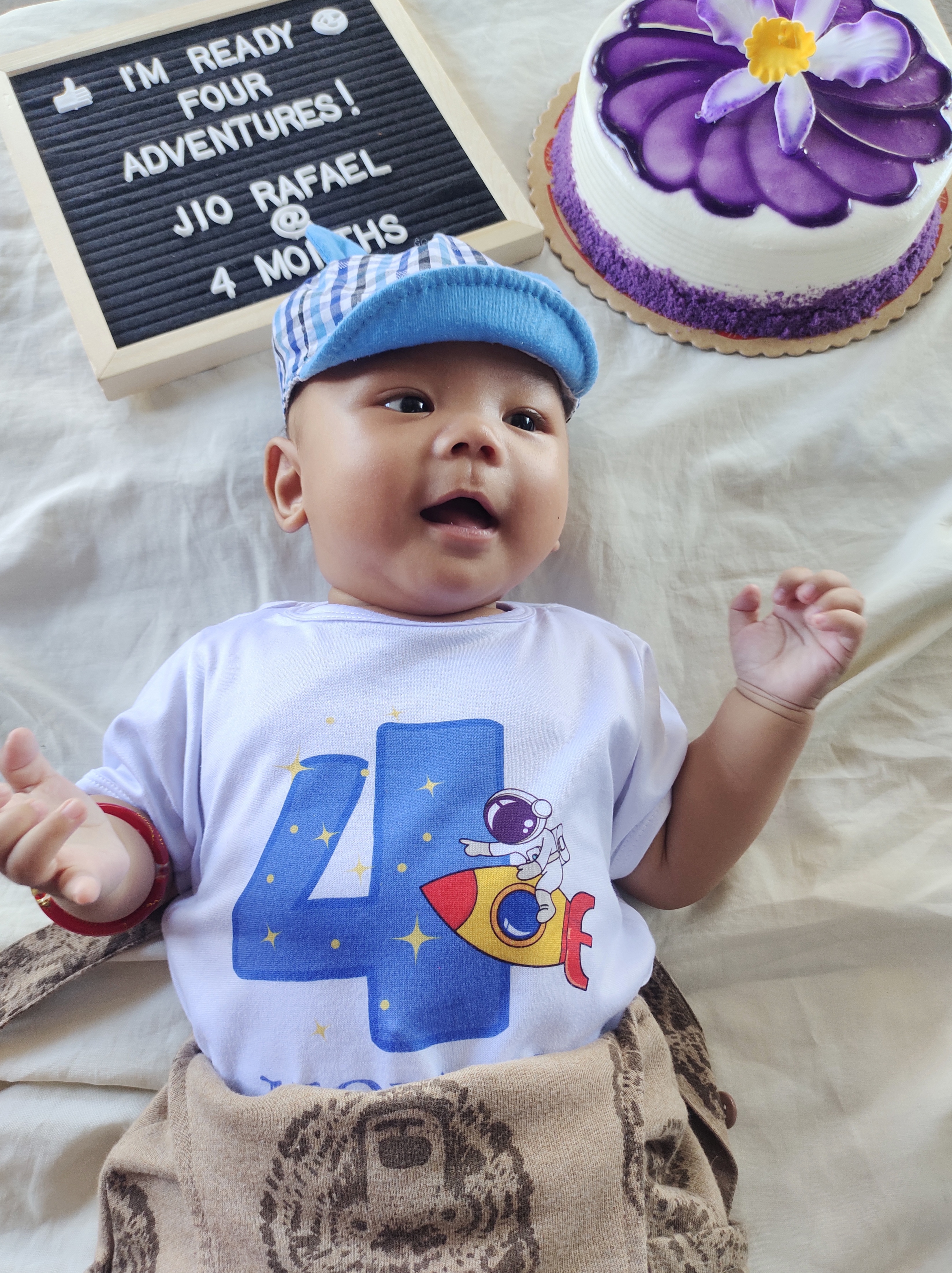 Jio at 4 months old