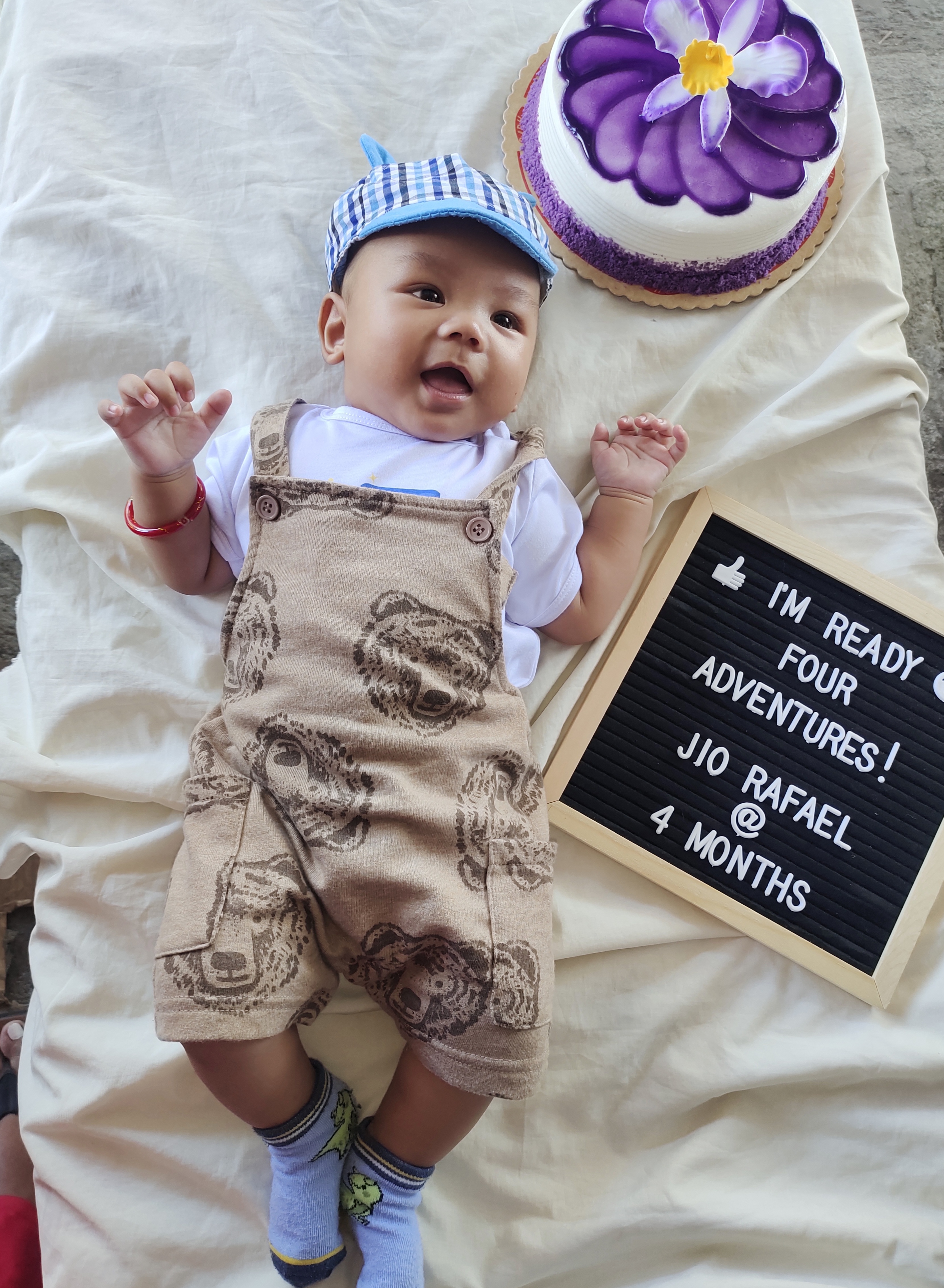 Jio at 4 months old