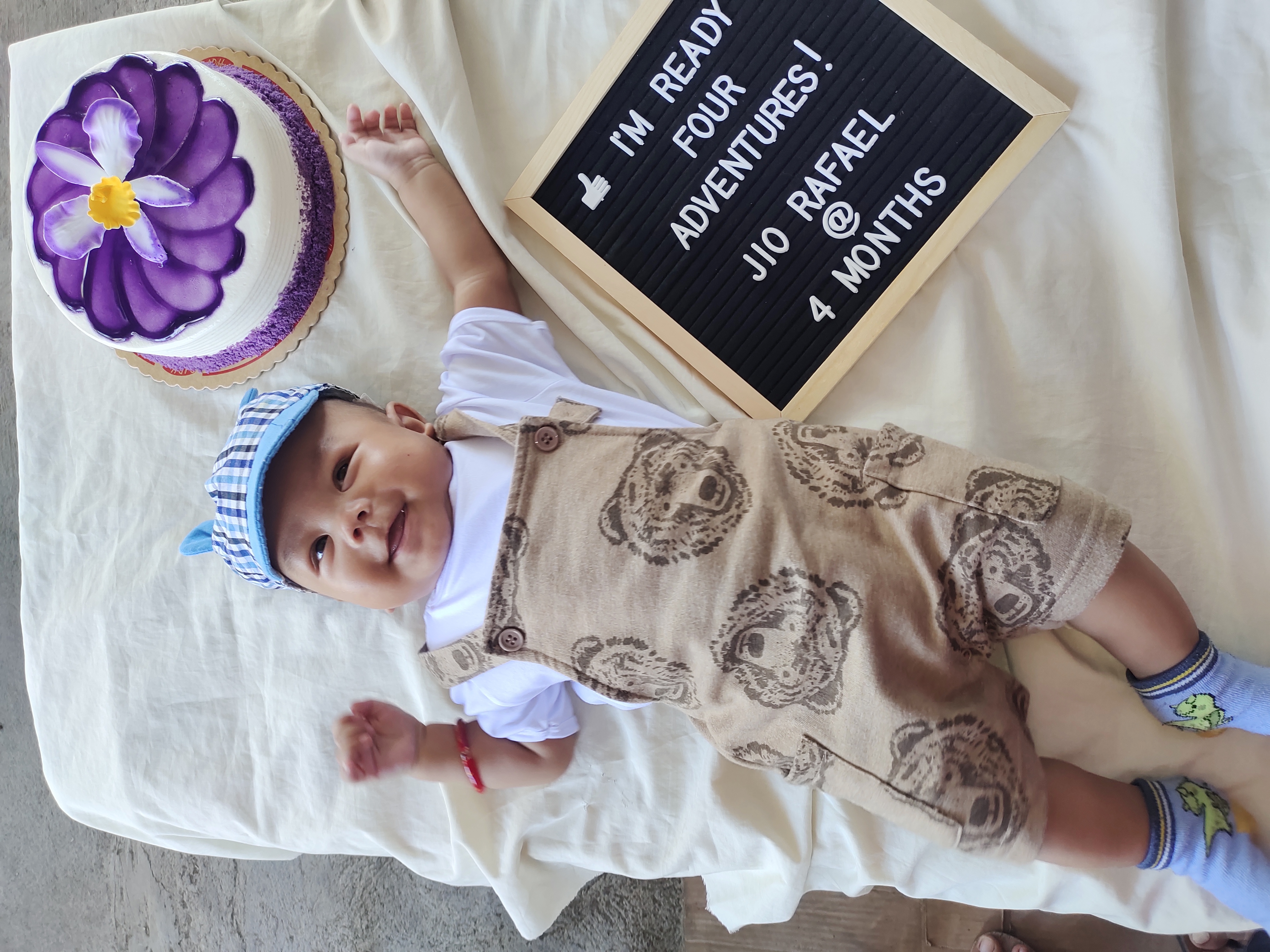 Jio at 4 months old