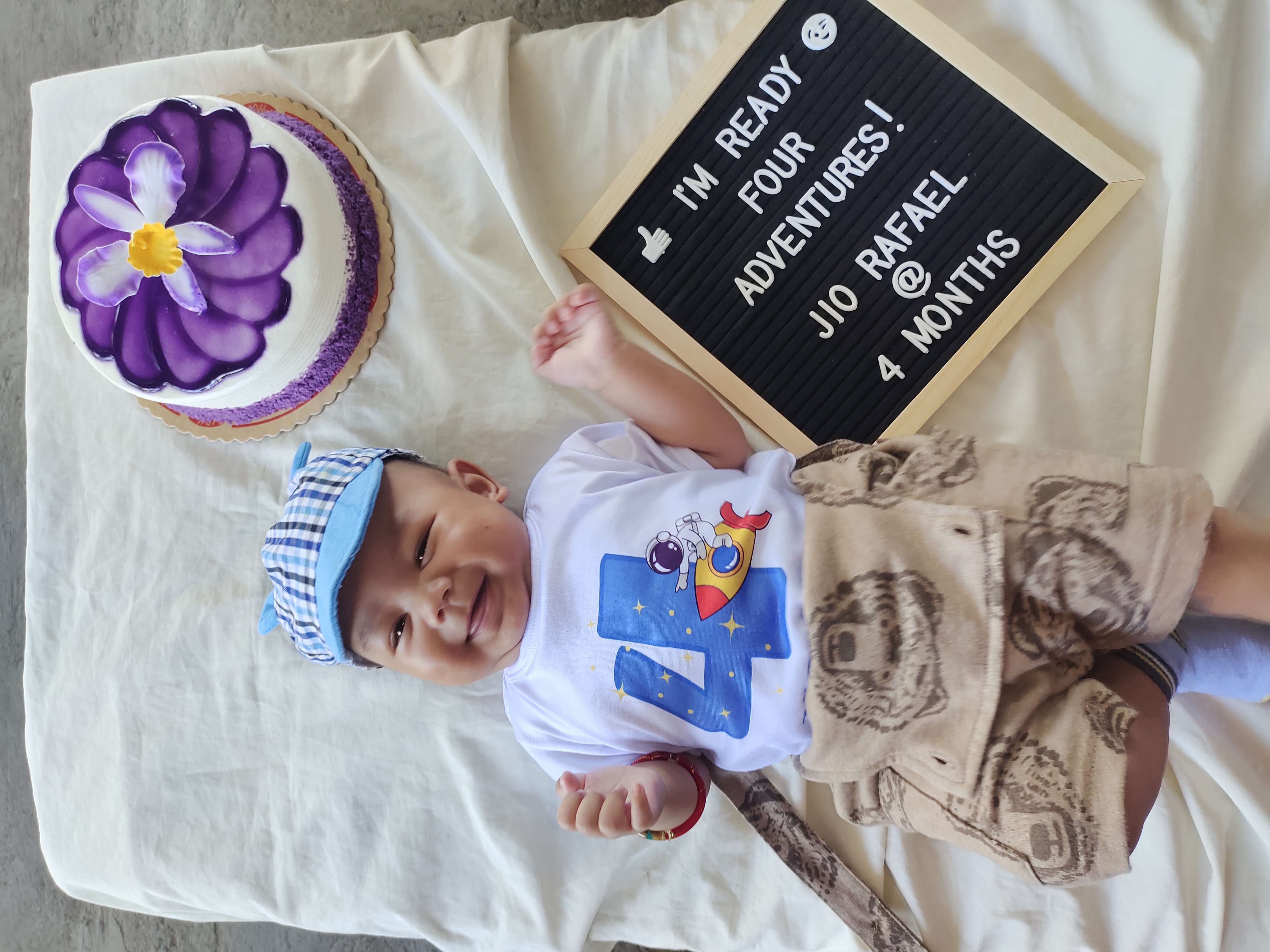 Jio at 4 months old