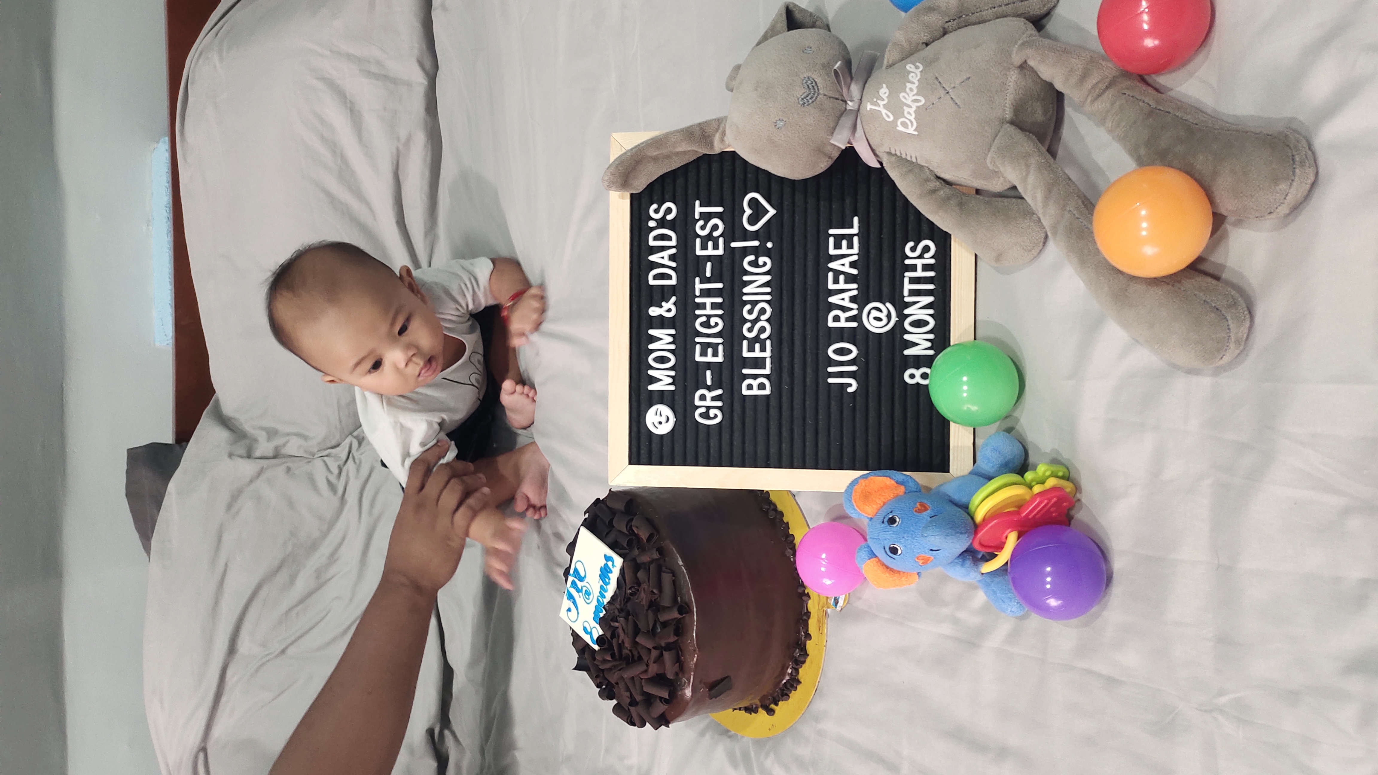 Jio at 8 months old