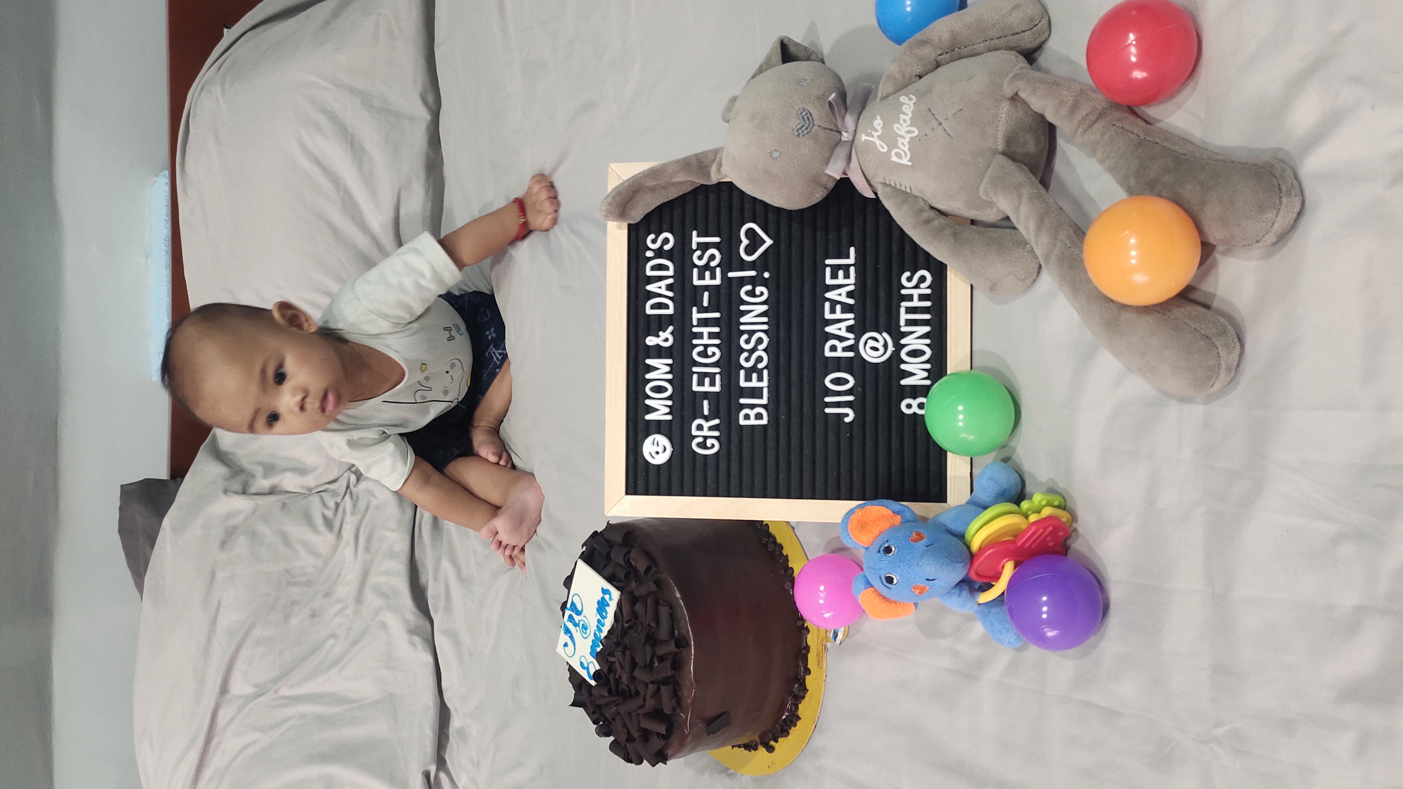 Jio at 8 months old