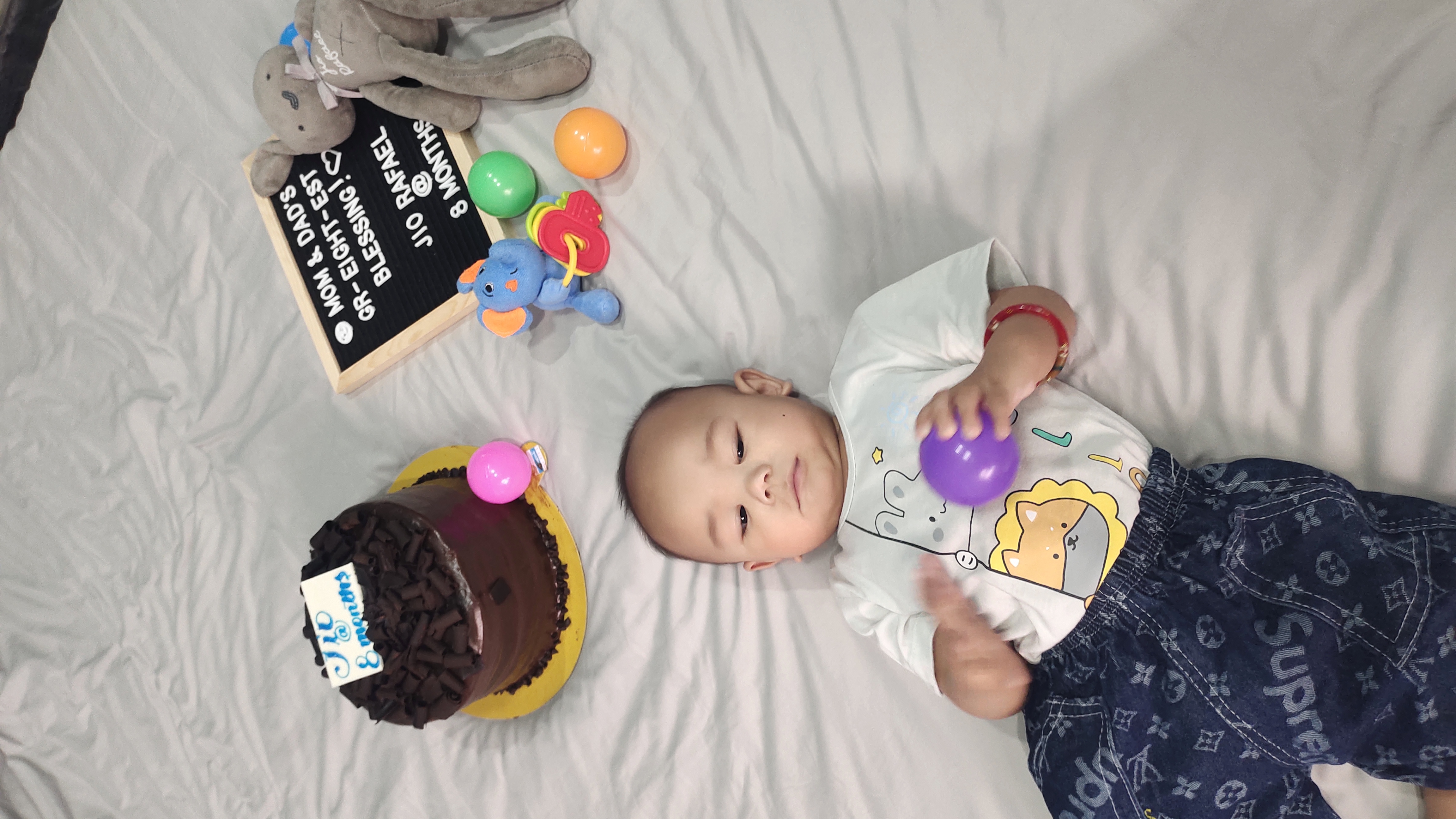 Jio at 8 months old
