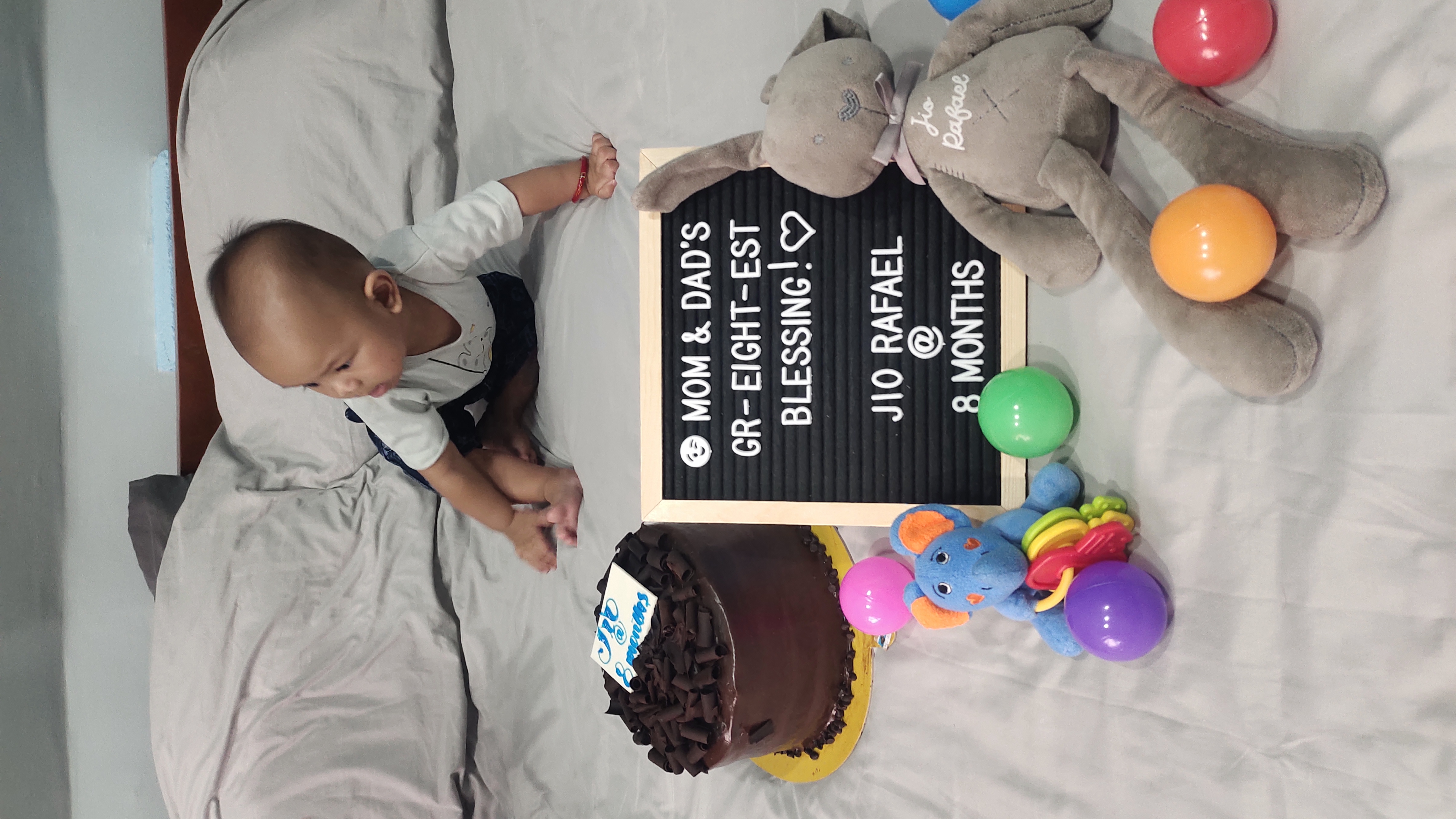 Jio at 8 months old